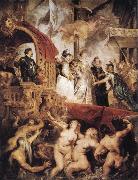 Peter Paul Rubens The Landing of Marie de'Medici at Marseilles oil on canvas